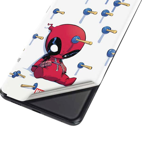 Marvel Deadpool Babypool Playing Galaxy S21 Ultra 5G Skin